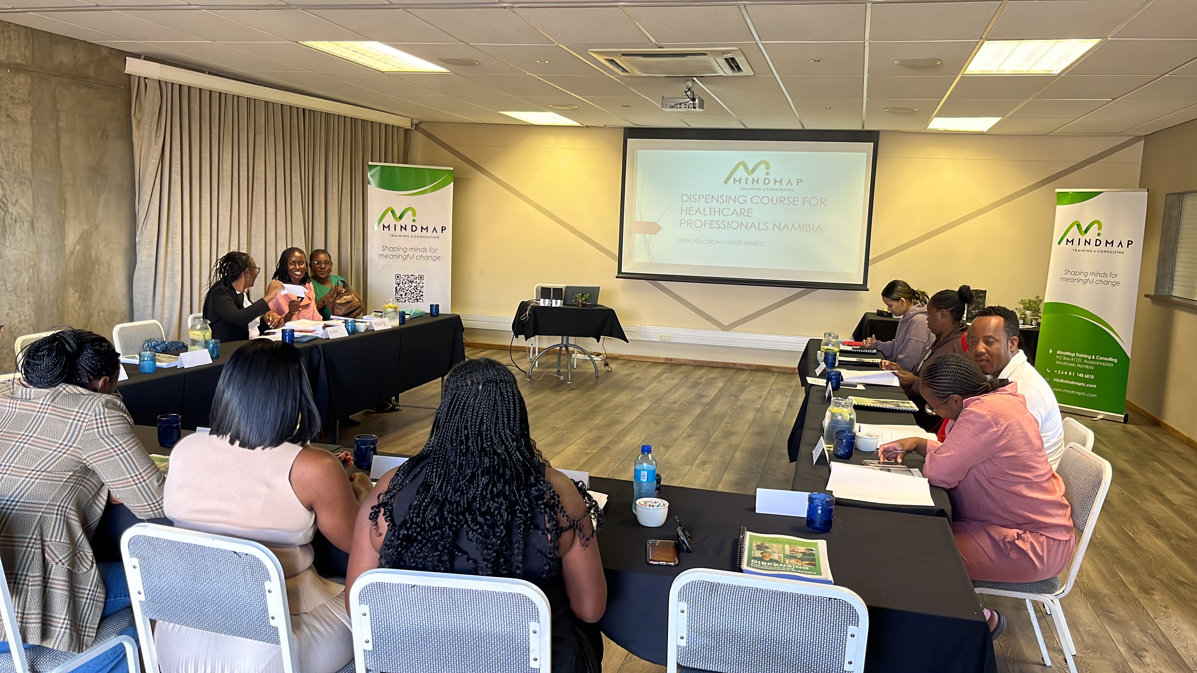 Dispensing course session
